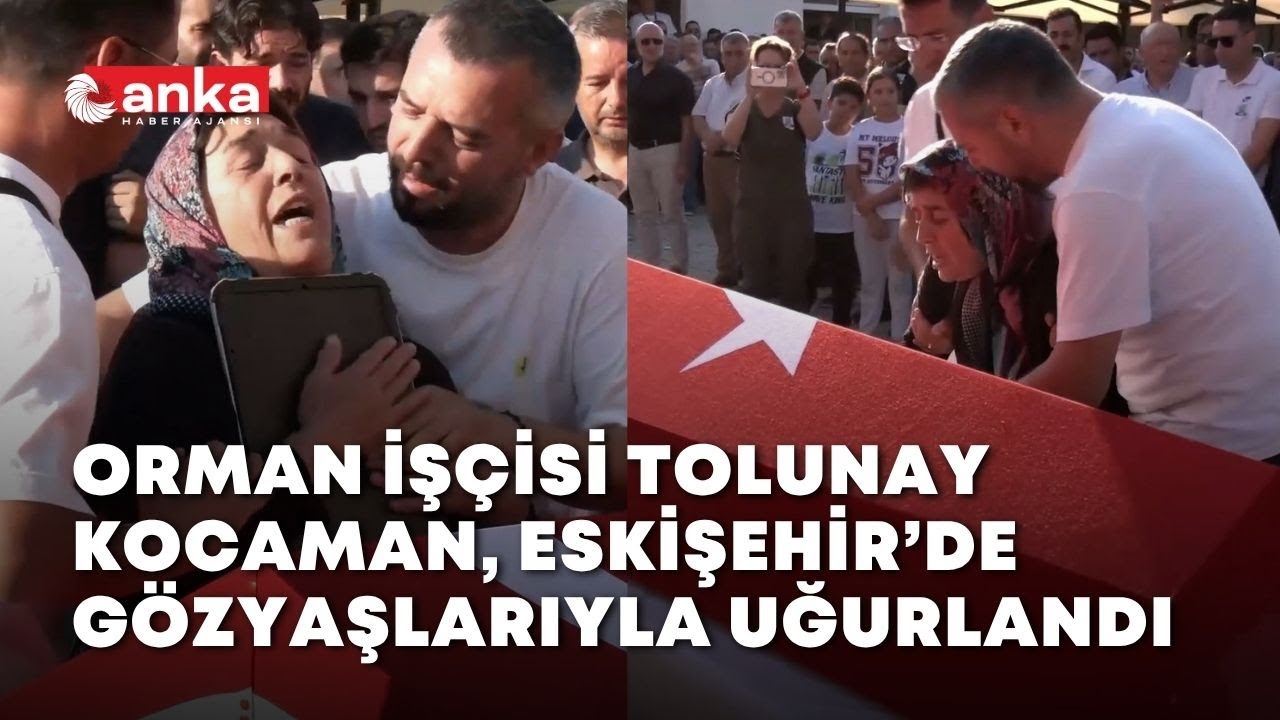 10 gün önce evlenen Eskişehir yangınında hayatını kaybeden Tolunay Kocaman gözyaşlarıyla uğurlandı