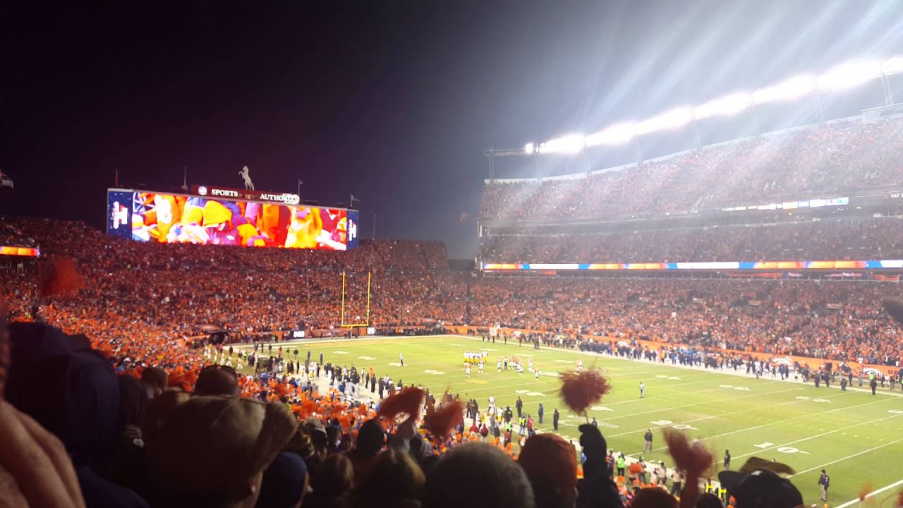 Sports Authority Field GETS LOUD! Von Miller Sacks Roethlisberger!