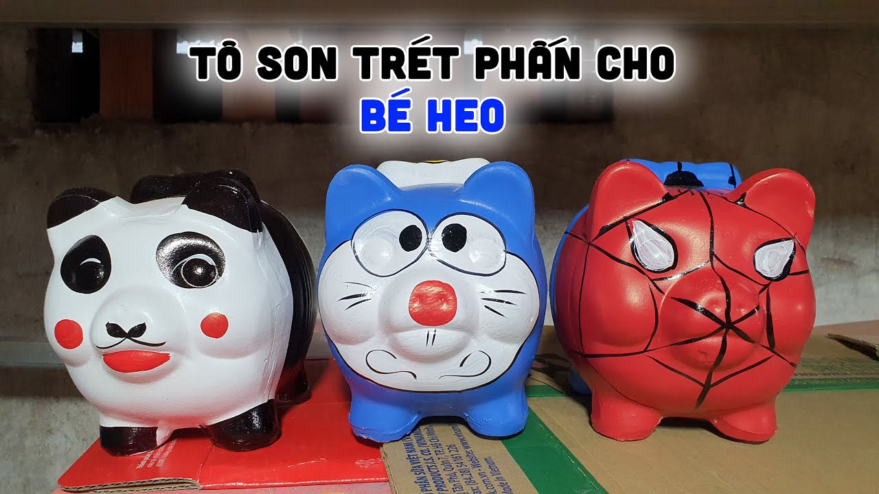 Nghề làm heo đất ở Lái Thiêu - Bình Dương (Phần 2/2) | Vẽ heo đất