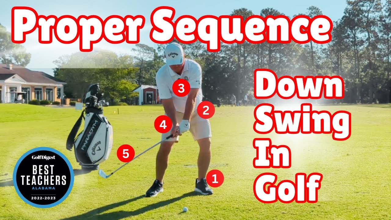 Proper Golf DownSwing Sequence | Increase Club Head Speed
