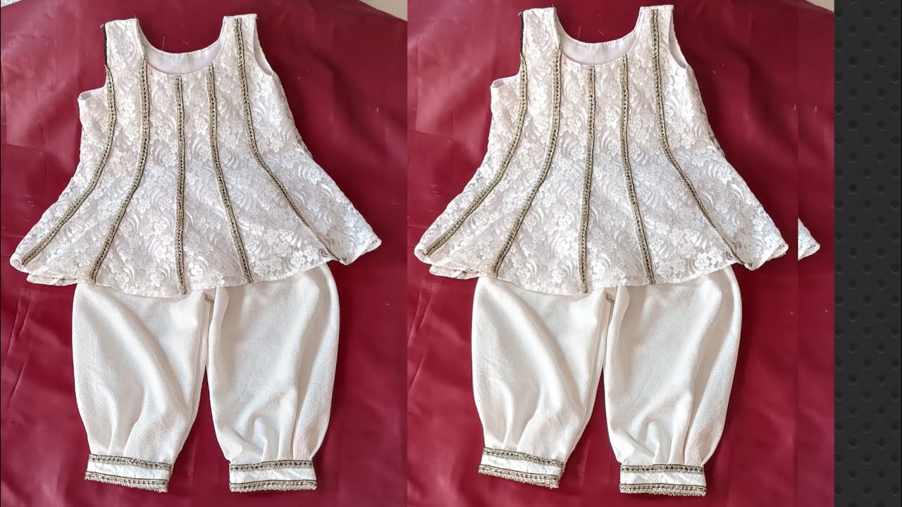 Afghani Salwar With Kaliyon wali Short Frock Cutting And Stiching//Afghani Salwar//Aiza creation's