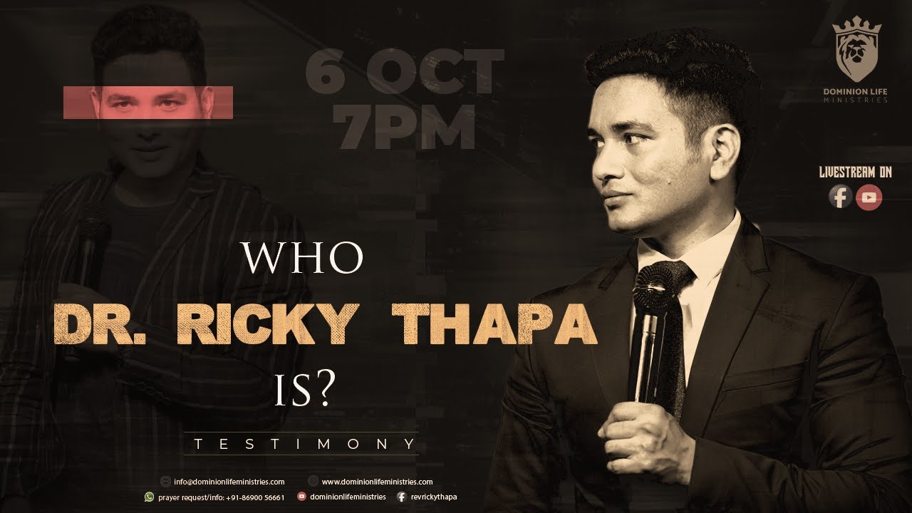 🔴Who Dr. Ricky Thapa Is? (Testimony)