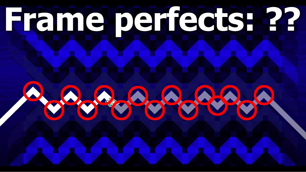 Wocky circles with Frame Perfects counter &mdash; Geometry Dash