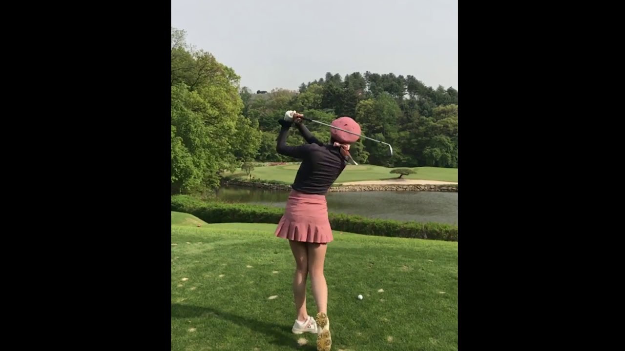 노보이스/KLPGA 프로 최민채 미녀골퍼의 스윙!!!