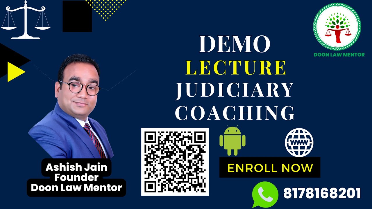 Demo Lecture - Offline Judiciary Coaching || Online Judiciary Classes || Judiciary Exam Preparation