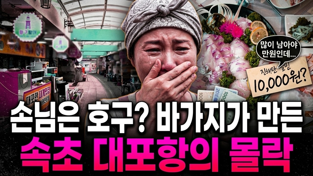 손님을 호구로 봤다”… 바가지 상술에 관광객 끊긴 속초 대포항의 충격적 근황