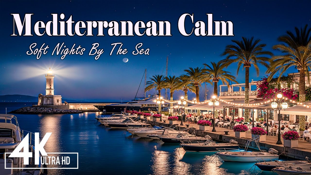 🎶 Italian Vibes & Mediterranean Music 🎶 | Scenic Coastal Italy & Lake Como Bliss 4k