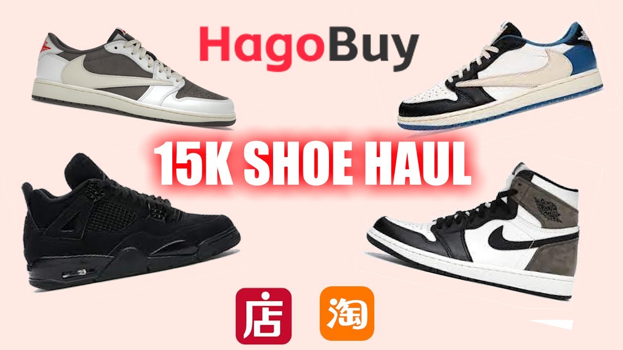 15KG HAGOBUY SHOE HAUL 😱 (NIKE, JORDAN, TRAVISS SCOTT!)