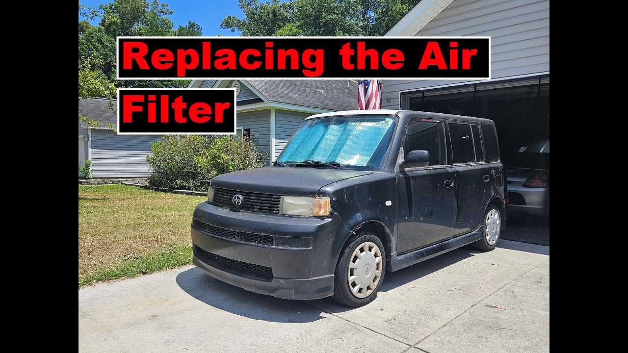 Замена воздушного фильтра Scion XB 2006 года 