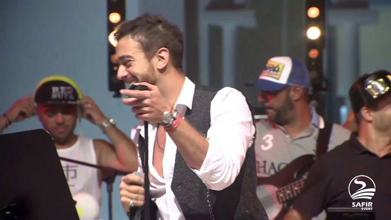 saad  lamjarred 2016  سعد لمجرد في المضيق يغني عن الملك محمد السادس
