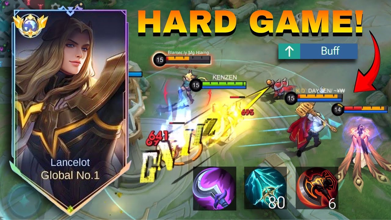 LAGI PUSH MMR LANCELOT MALAH DAPET TIM BEGINI! HADEH STRESS GW COK-Mobile Legends