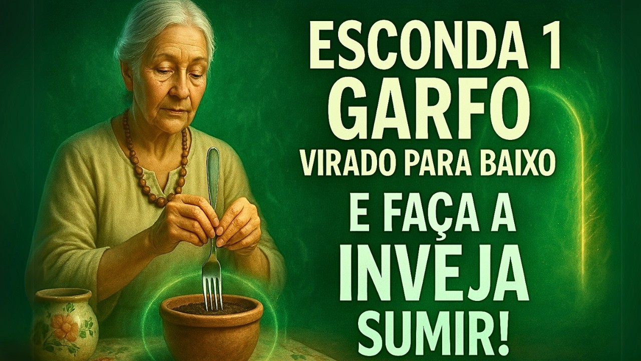 ESCONDA 1 GARFO VIRADO E FAÇA A INVEJA SUMIR! | Simpatia Ancestral com Poder Espiritual Incrível!