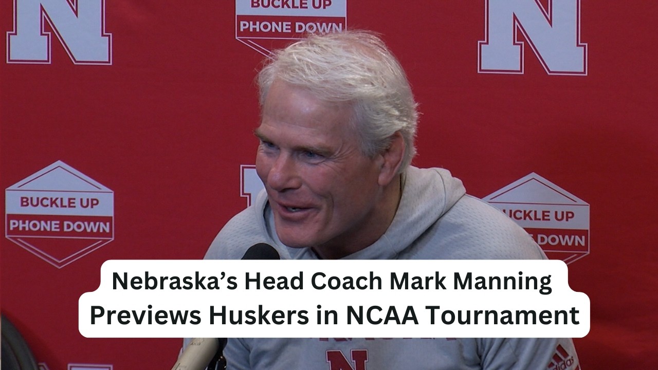Nebraska Wrestling Head Coach Mark Manning Press Conference Previewing NCAA Tournament
