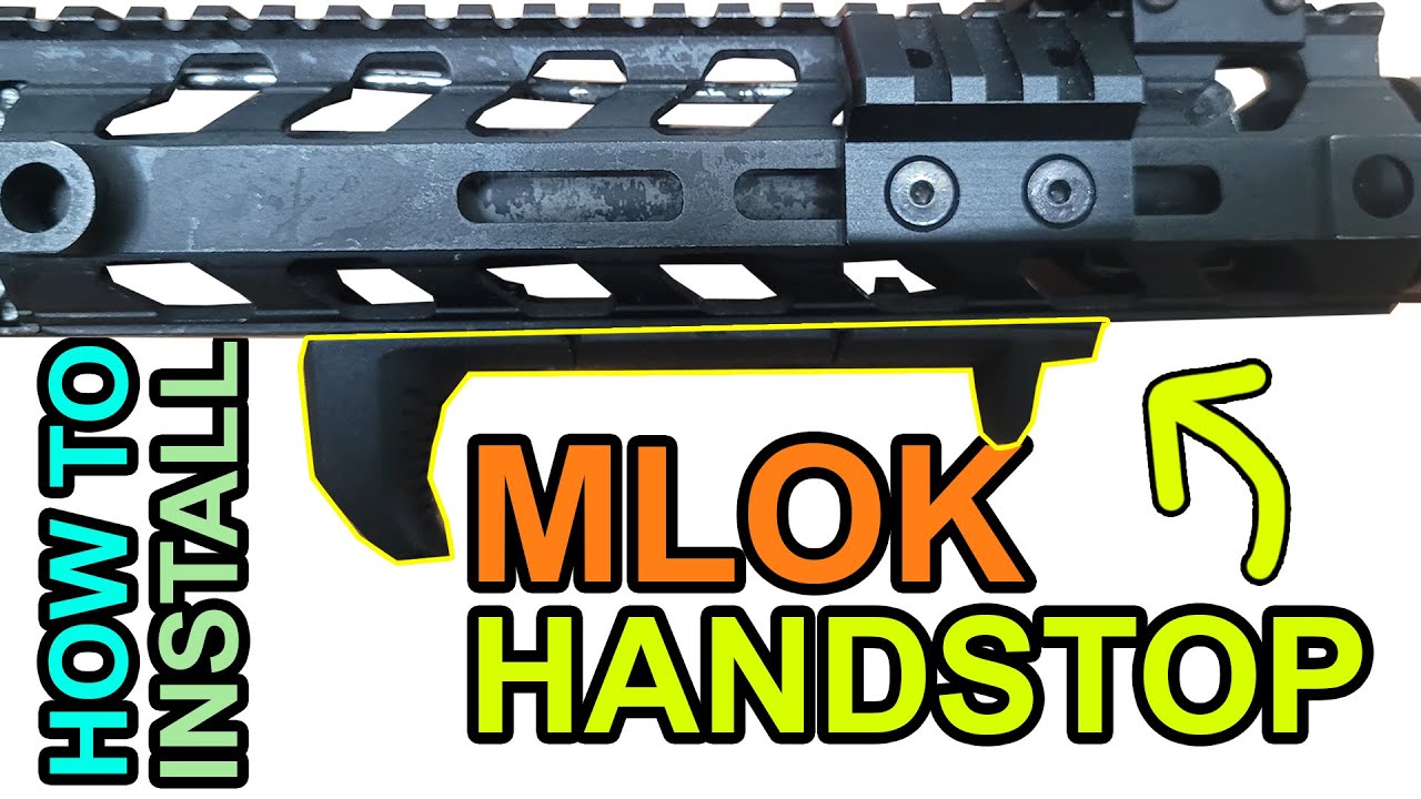 How to install the Magpul MLOK Handstop Replica (Airsoft)