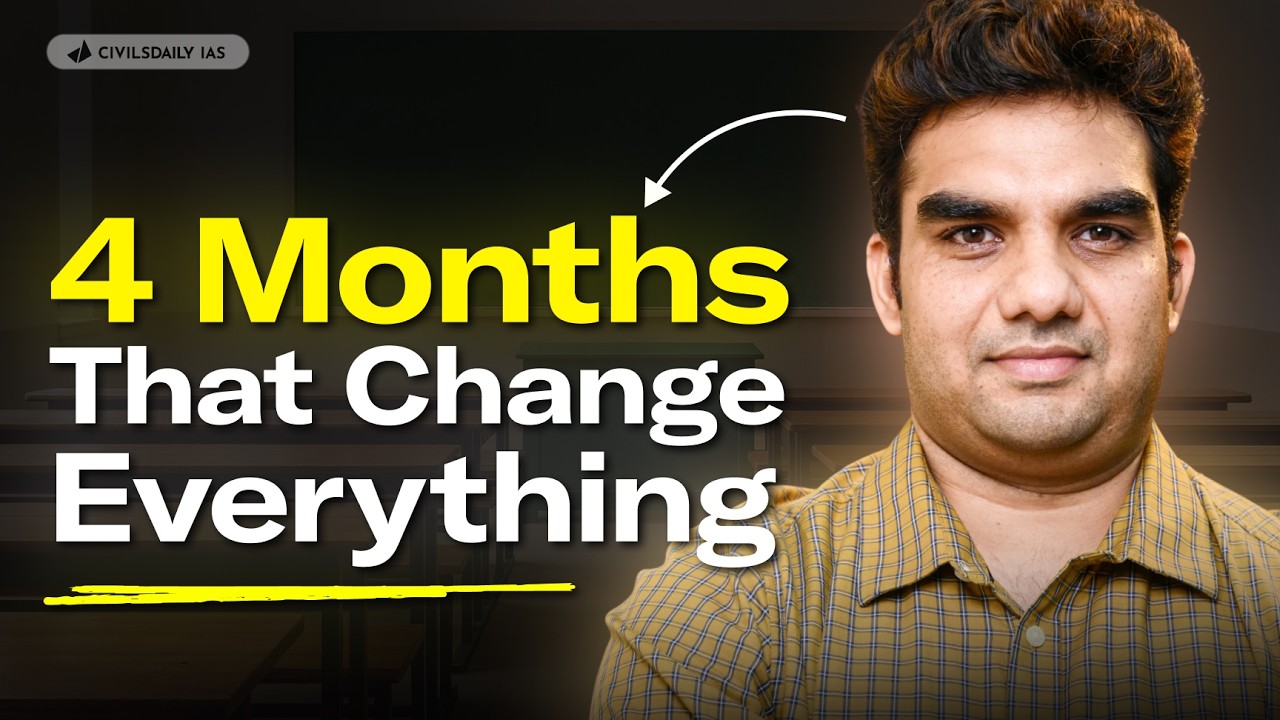 UPSC 2026 || Make the most of next 4 months