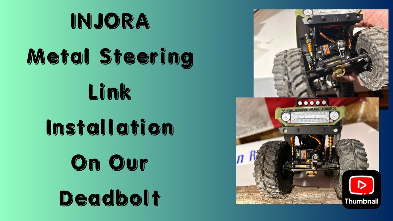 Injora Metal Steering Link Installation. #axial #scx24 #deadbolt #rc