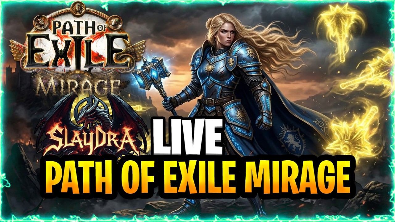 ☠️🔥Path of Exile Mirage : Live Ask anything : Playing Scion Paladin