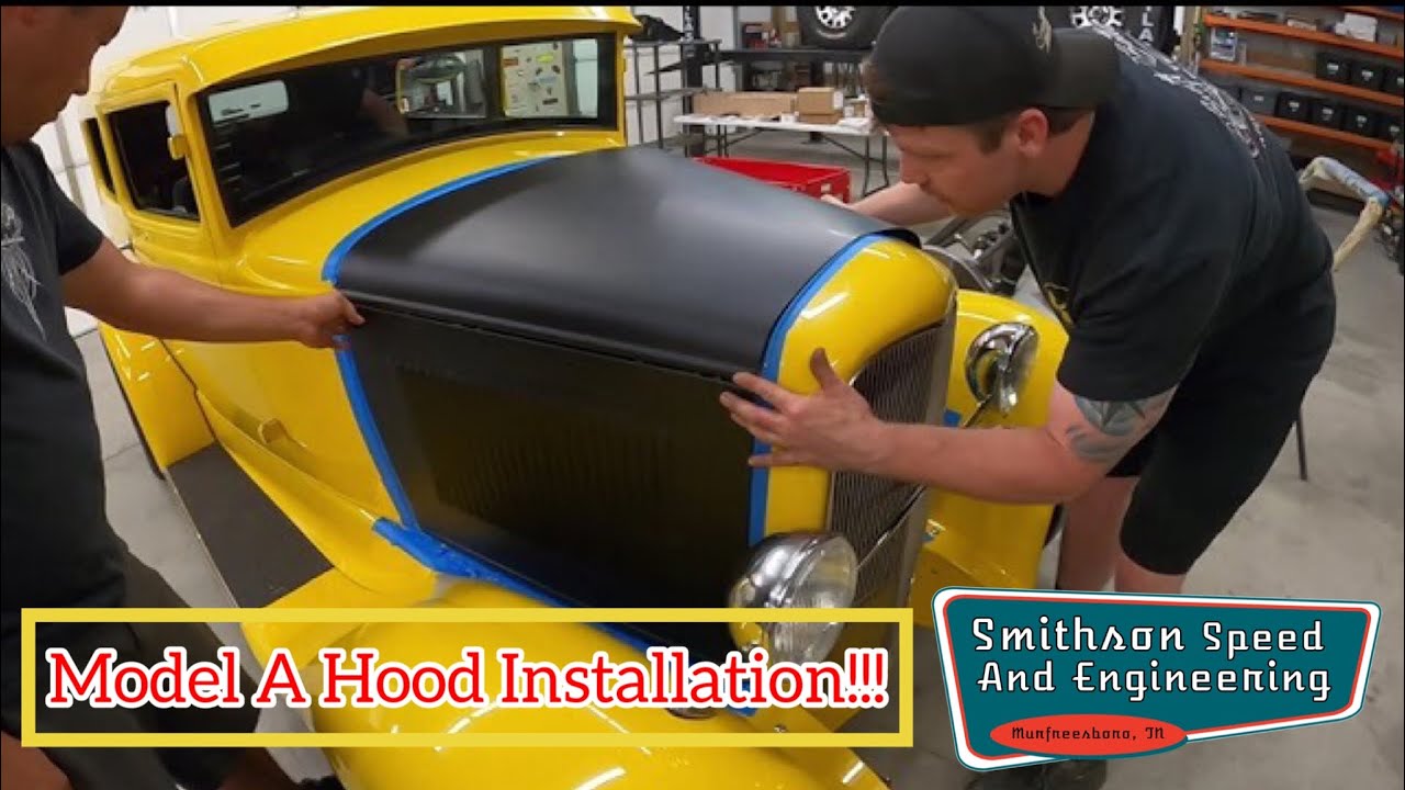 Installing a Three-Piece Model A Hood!