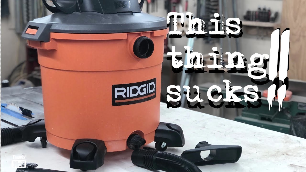 Пылесос для влажной и сухой уборки Ridgid HD1640 | Распаковка и тестирование!!