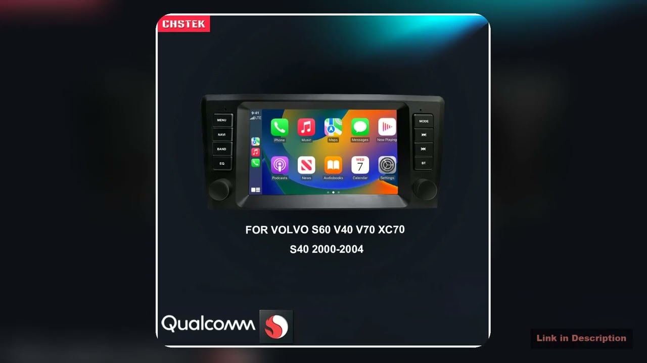 CHSTEK Car Radio Carplay Android13 For Volvo S60 S40 V40 V70 XC70 XC90 2000 2001 2002 2003 2004