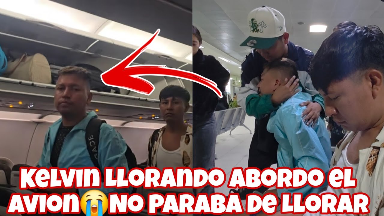 KELVIN No Paraba DE LLORAR En el AVION😭Salimos DE Emergencia Para apoyar a la Familia de Kelvin