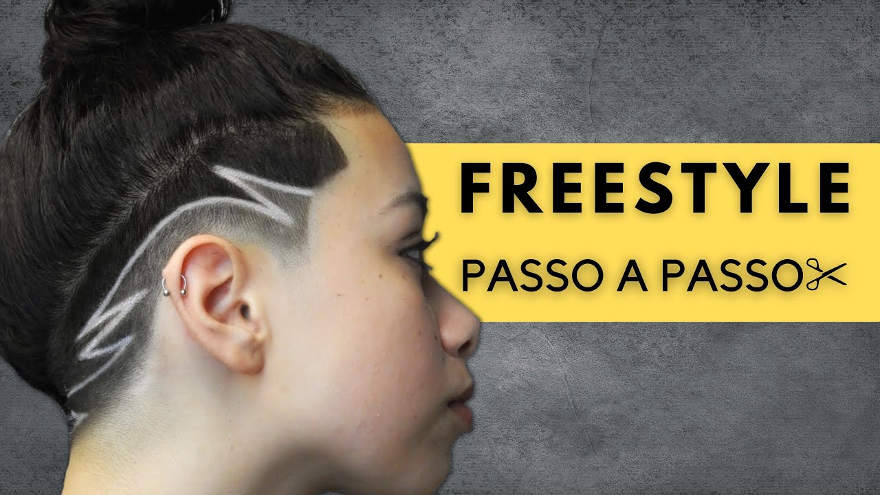 COMO FAZER UM CORTE FREESTYLE EM CABELO FEMININO (f&aacute;cil) ✂️