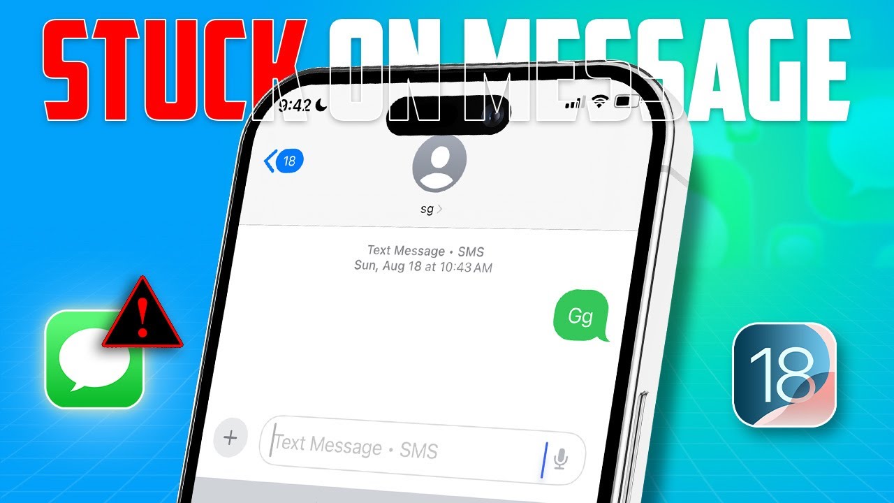How to Solve Stuck on Text Message Screen Issue on iPhone