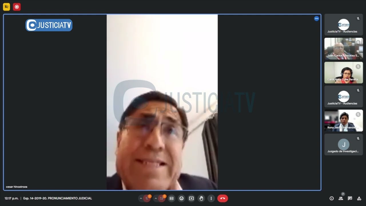 Pronunciamiento judicial en el proceso contra el ex juez supremo, César Hinostroza Pariachi