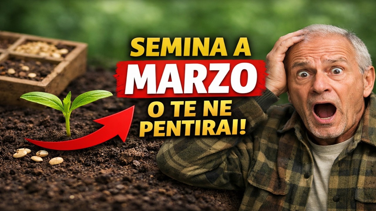MARZO: Le 20 PIANTE da SEMINARE ORA o te ne pentirai! (La Lista Definitiva)