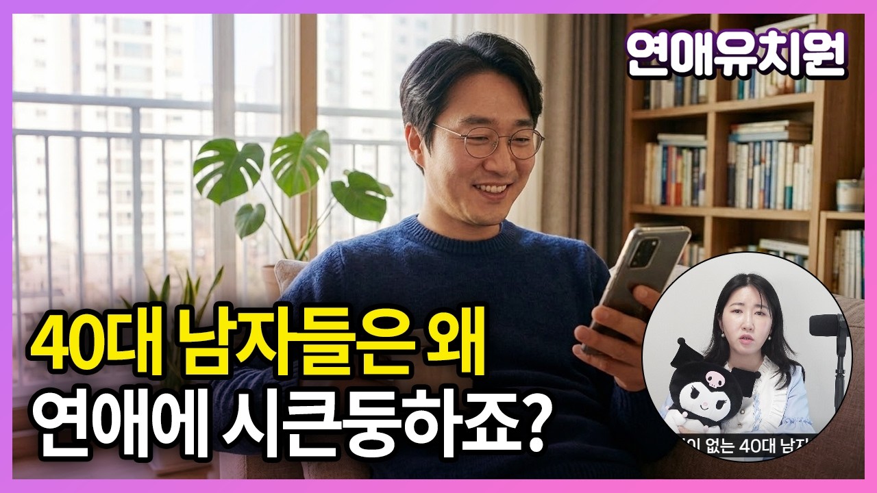 40대 싱글 남성들이 연애에 시큰둥한 이유