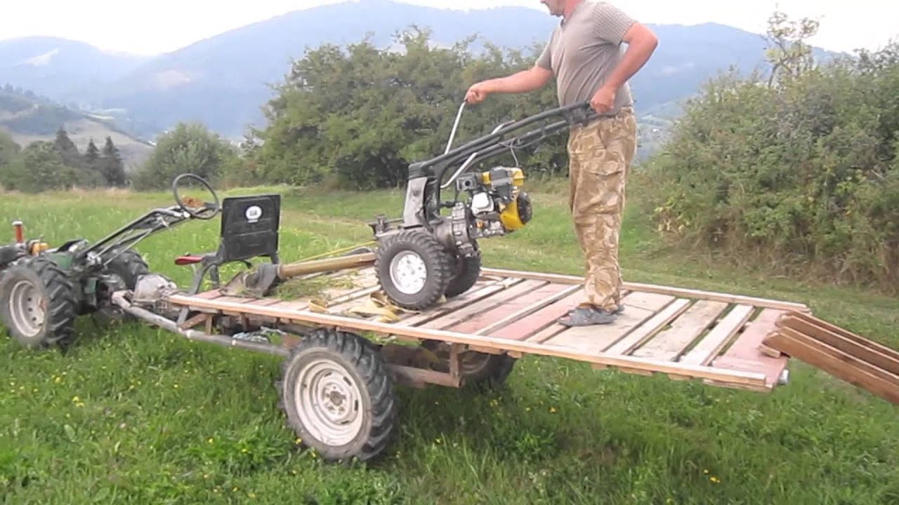 Мотоблок Holder-Sadko 4x4, сенокосилка Agrostroj / Motorblock-Halter-Sadko 4x4, M&auml;her Agrostroj