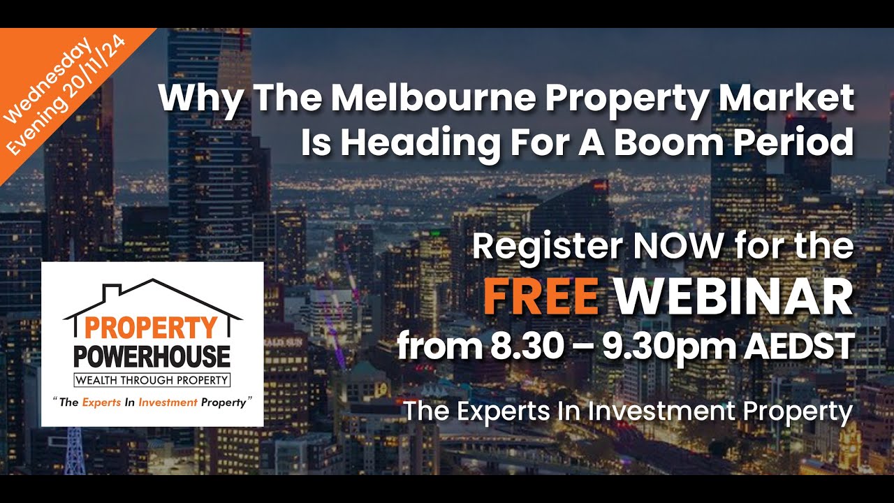 Why The Melbourne Property Market Is Heading For A Boom Period