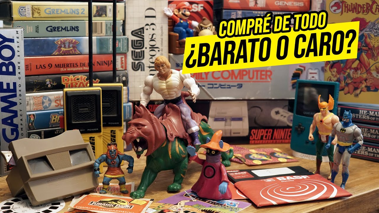 😮 INCREÍBLE hallazgo I Cacería de VIDEOJUEGOS y FIGURAS DE ACCIÓN