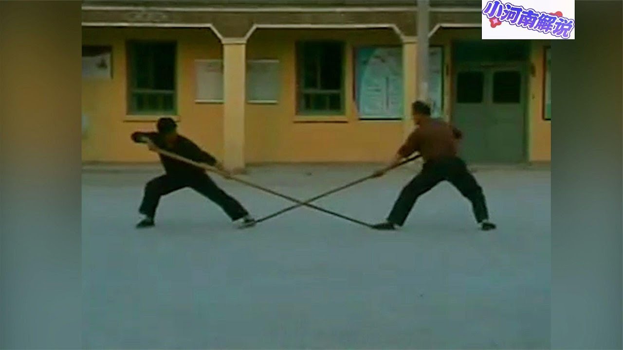 珍贵影像：早年民间武术王堡枪VS六合枪，尽显大枪真功夫！