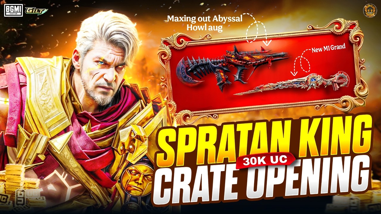 🔥NEW SPARTAN KING ULTIMATE SET CRATE OPENING & MAXING OUT ABYSSAL-HOWL AUG