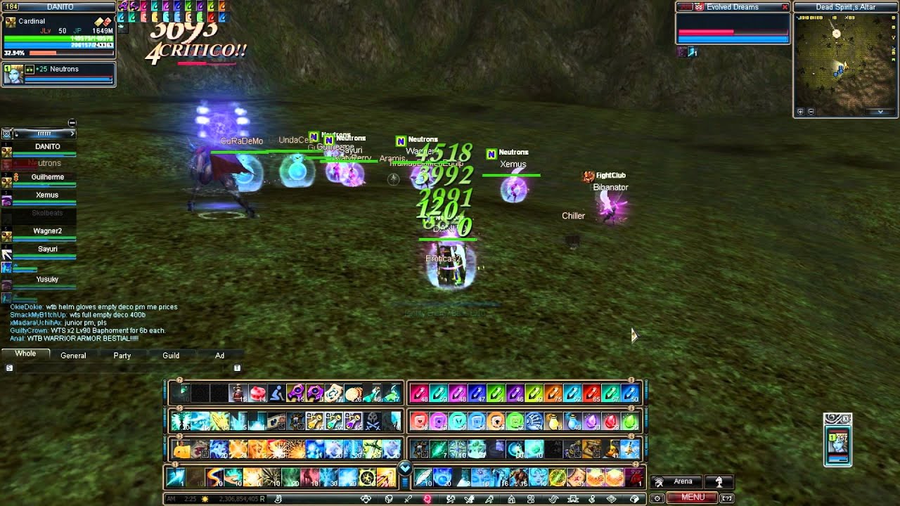 Guild neutrons matando evodreams boss 200