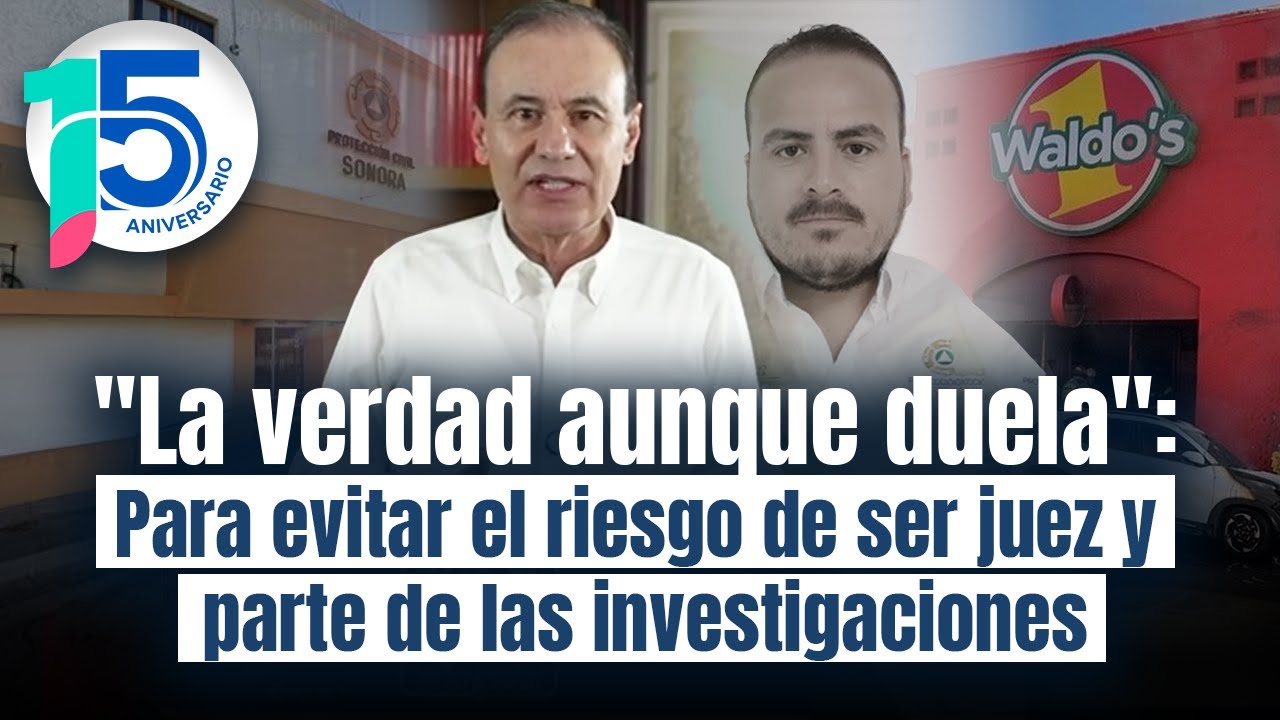 Alfonso Durazo pide separar del cargo a titular de Protecci&oacute;n Civil tras caso Waldo's en Hermosillo