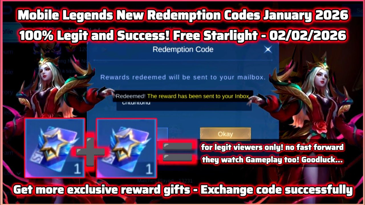 Mobile Legends New Redeem Codes January 25, 2026 - MLBB Redeem Codes + free Starlight Card for you!