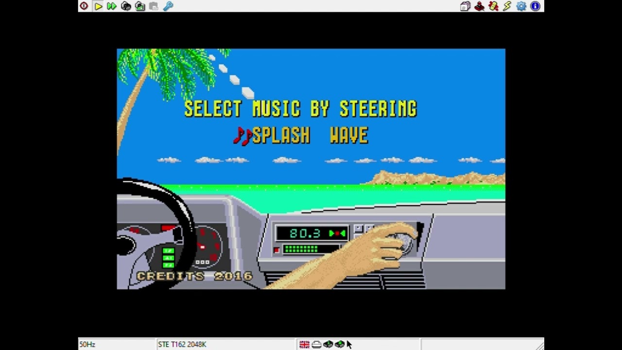 Outrun Atari STE Music Demo 2025