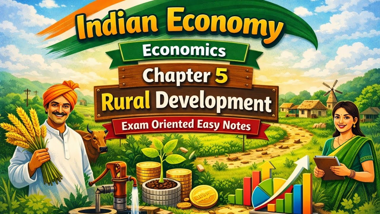 Class 12 Economics Chapter 5 Rural Development Easy Notes