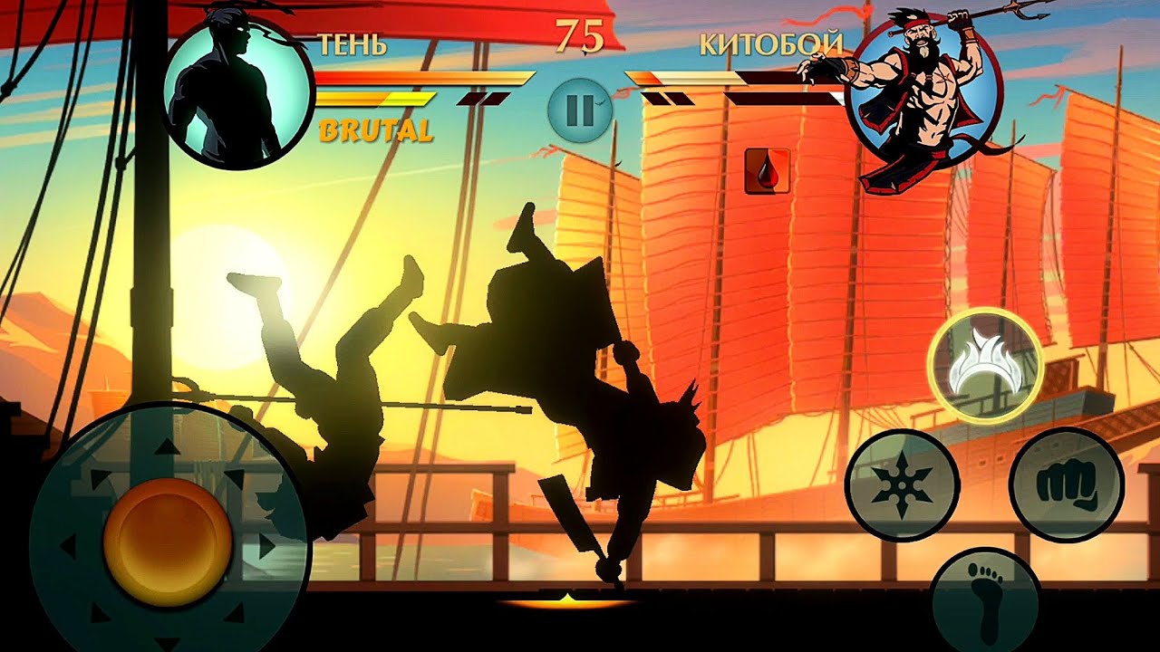 SHADOW FIGHT 2, НО СРАЖЕНИЕ ПРОИСХОДИТ ВВЕРХ НОГАМИ😂 #11