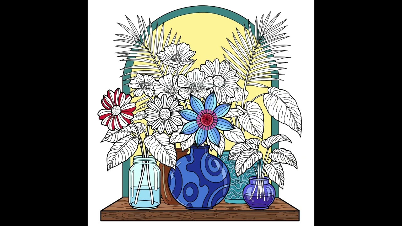 Zen Coloring | March Zen Drop | 5 Minutes of Relaxing Digital Coloring