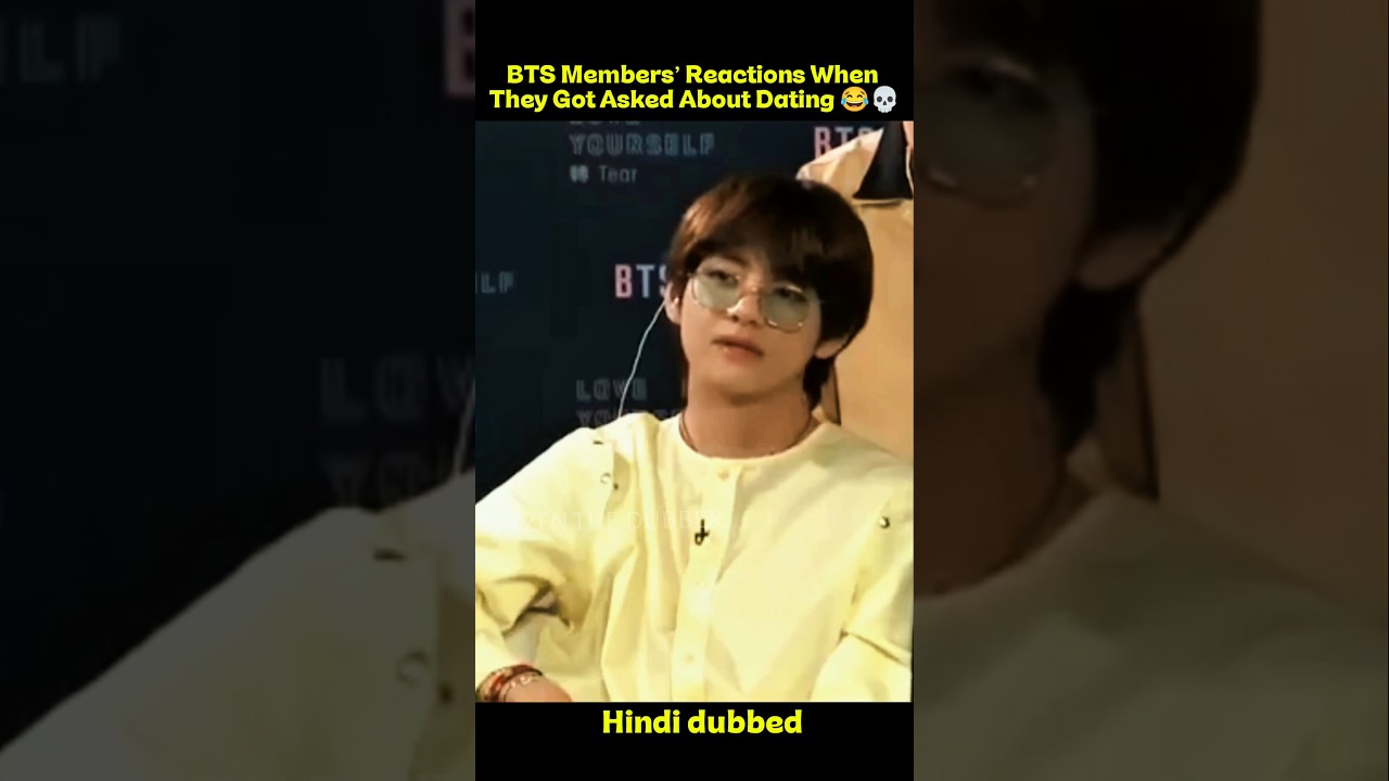 BTS Members&rsquo; Reactions When They Got Asked About Dating 😂 Hindi dubbed #bts