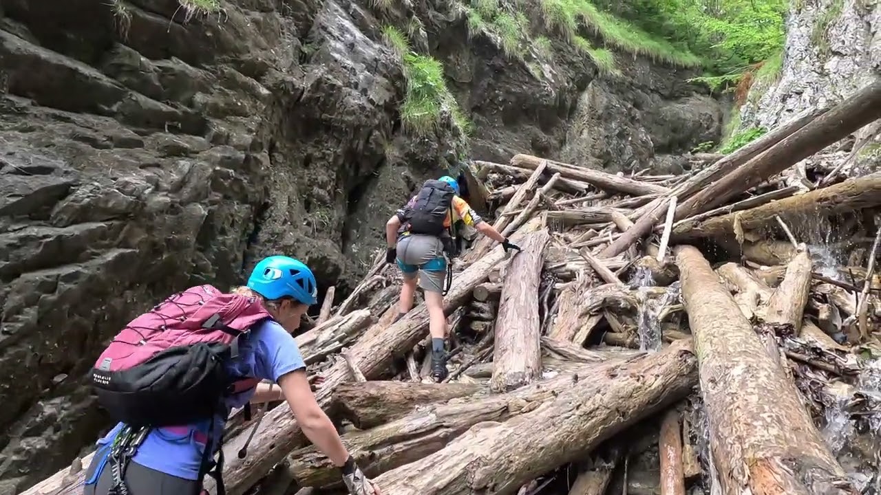 Słowacki Raj via ferrata Kysel