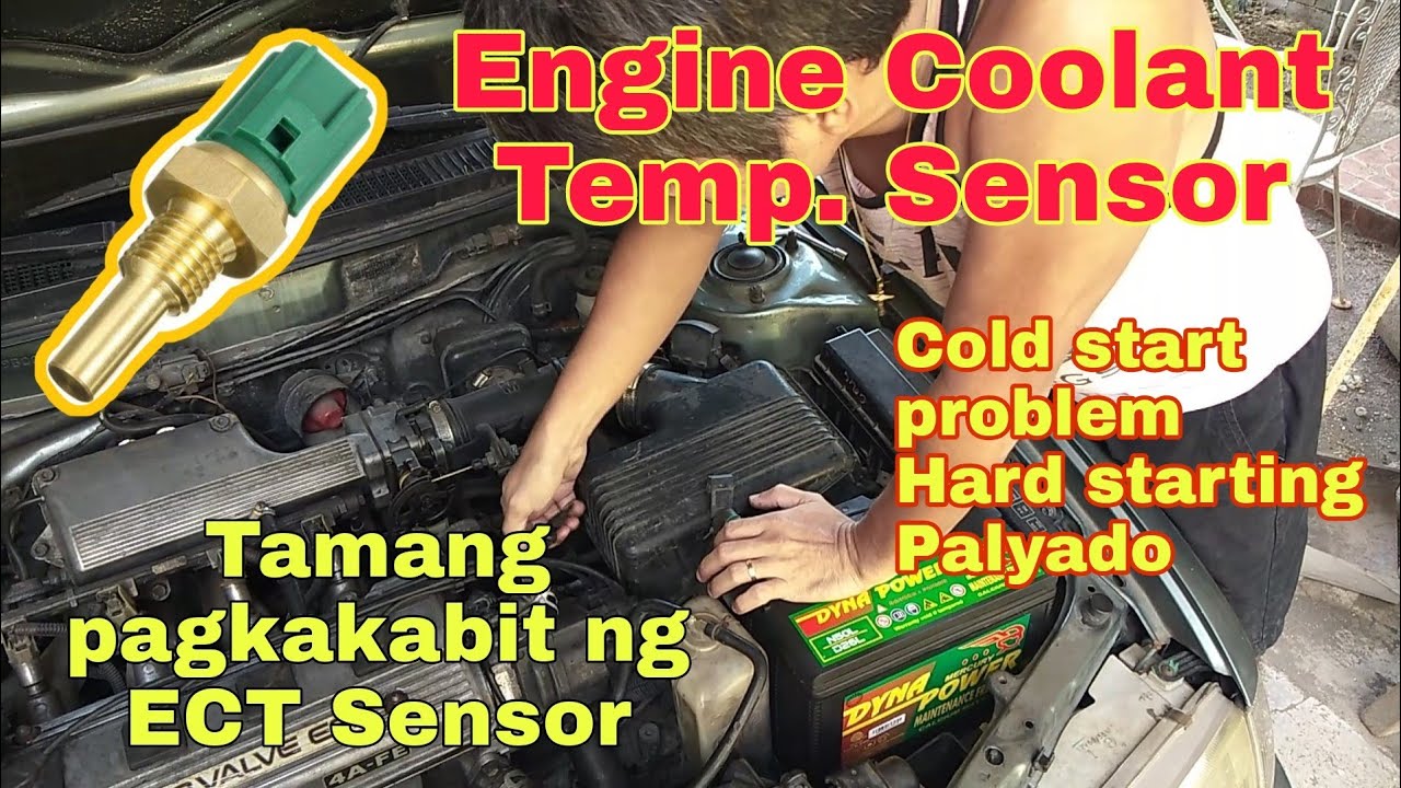 How to install Engine Coolant Temp. Sensor (ECTS)| Toyota corolla Bigbody gli| Ae101/ 4afe