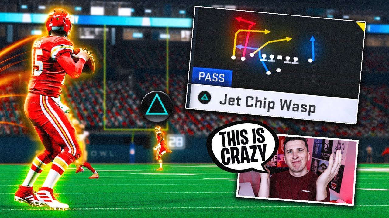 They added the Chiefs Super Bowl winning play, and its unguardable!