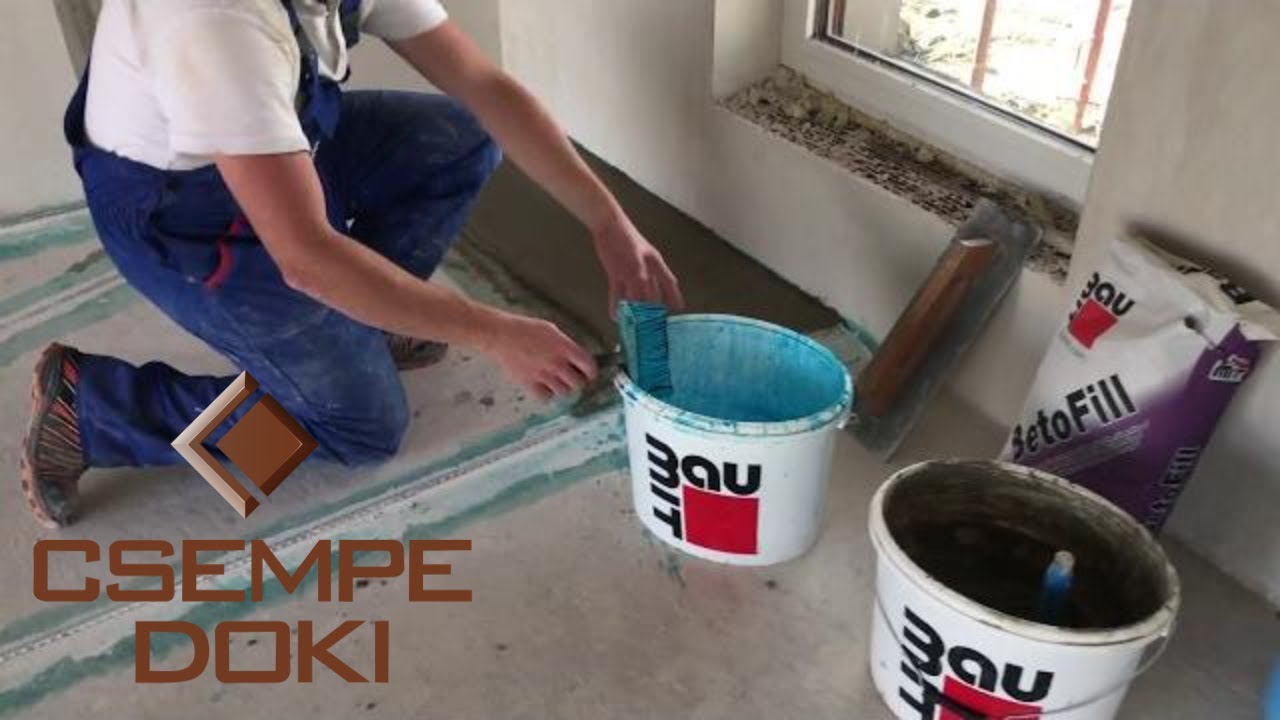 Lejt képzés burkolás előtt