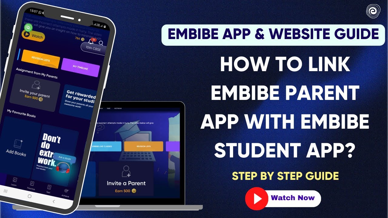How to link Embibe Parent App with Embibe Student App? | Embibe