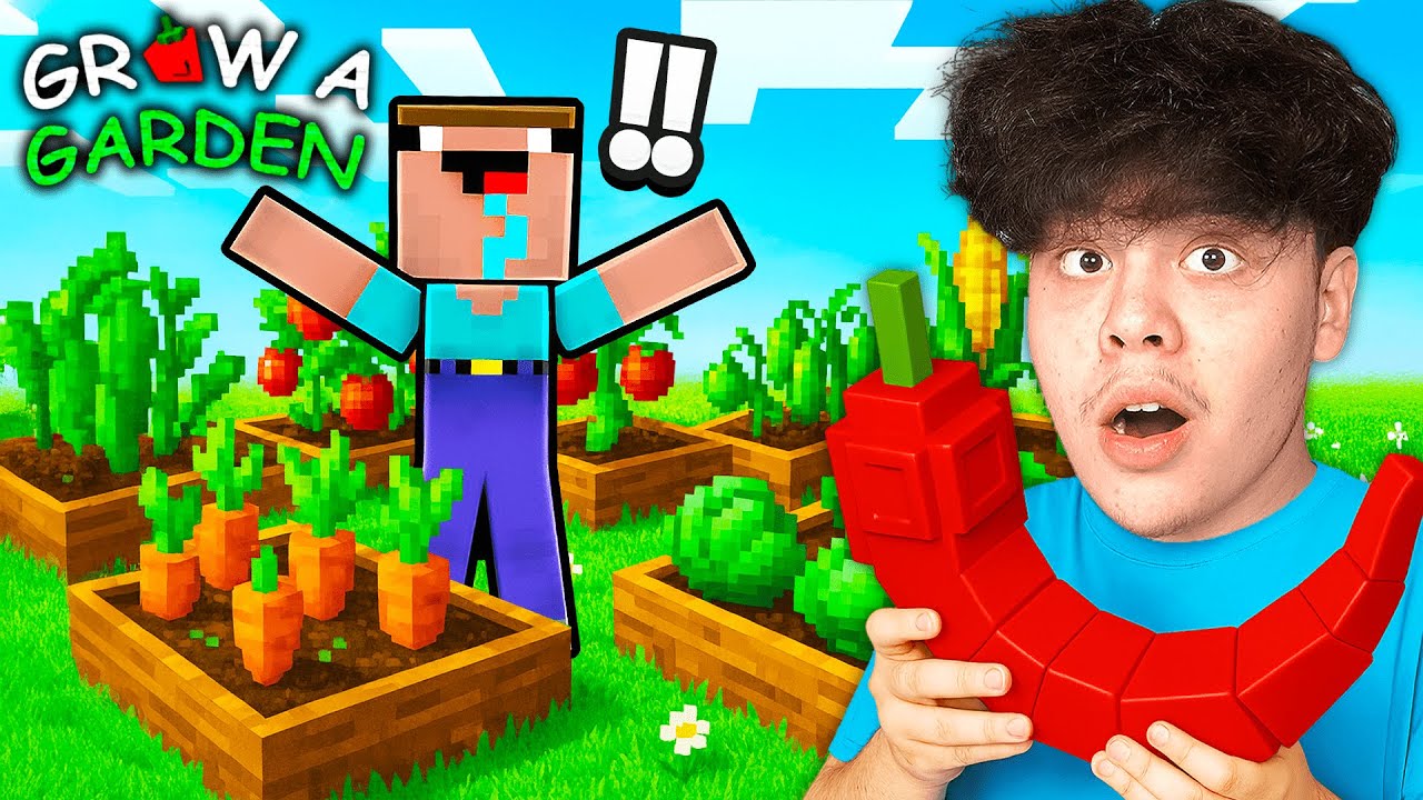 GROW a GARDEN in MINECRAFT !