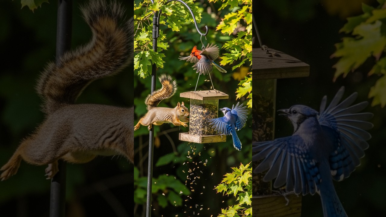 Saturday Morning #Caturday #Birding #feeder Live Stream